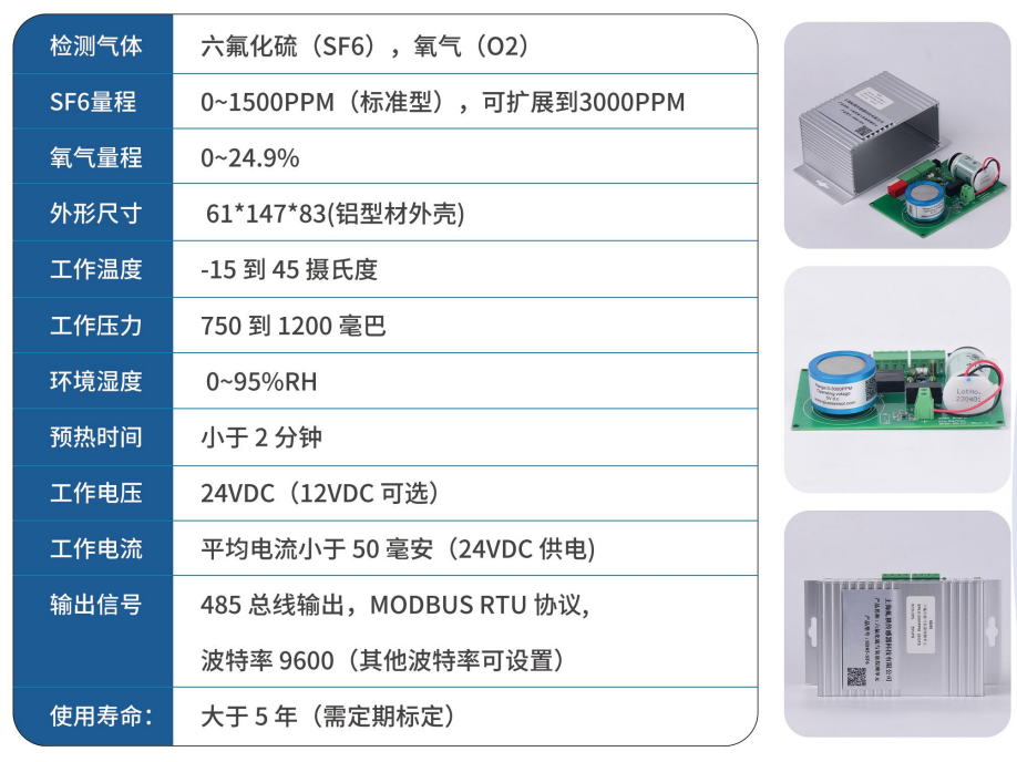 六氟化硫与氧量探测单元 SD851.png